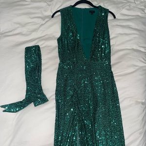 NBD Elektra Gown - Emerald Green